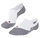 Falke Skarpetki biegowe RU3 Comfort Invisible (maksymalne wyściełanie) biało/szare damskie - 1 para