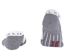 Falke Skarpetki biegowe RU3 Comfort Invisible (maksymalne wyściełanie) biało/szare damskie - 1 para