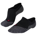 Falke Skarpetki biegowe RU3 Comfort Invisible (maksymalne wyściełanie) czarne/szare damskie - 1 para