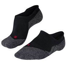 Falke Skarpetki biegowe RU3 Comfort Invisible (maksymalne wyściełanie) czarne/szare damskie - 1 para