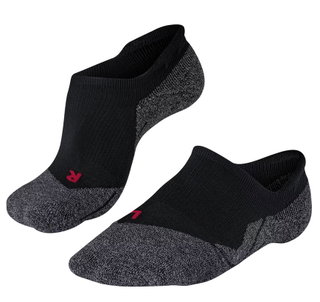 Falke Laufsocke RU3 Comfort Invisible (maximale Polsterung) schwarz/grau Damen - 1 Paar