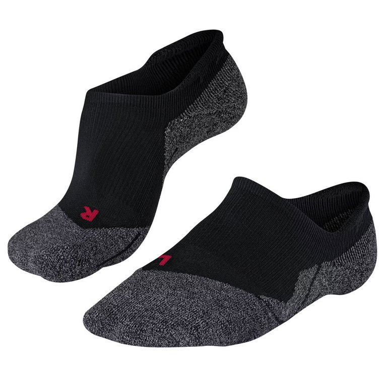 Falke Laufsocke RU3 Comfort Invisible (maximale Polsterung) schwarz/grau Damen - 1 Paar