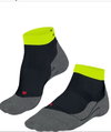 Falke Laufsocke RU4 Endurance Short (mittelstarke Polsterung) grau/schwarz/grün Herren - 1 Paar