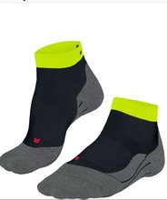 Falke Laufsocke RU4 Endurance Short (mittelstarke Polsterung) grau/schwarz/grün Herren - 1 Paar