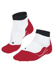 Falke Laufsocke RU4 Endurance Short (mittelstarke Polsterung) weiss/neonrot Herren - 1 Paar