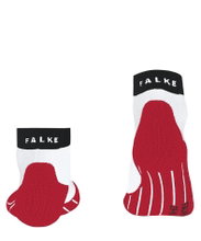 Falke Laufsocke RU4 Endurance Short (mittelstarke Polsterung) weiss/neonrot Herren - 1 Paar