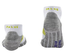Falke Laufsocke RU4 Endurance Cool Short (mittelstarke Polsterung, kühlend) weiss/grau Herren - 1 Paar