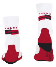 Falke Running Sock RU5 Race (medium cushioning) white/red Ladies