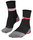 Falke Running Sock RU5 Race (medium cushioning) black/flame Ladies