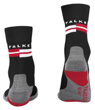 Falke Running Sock RU5 Race (medium cushioning) black/flame Ladies