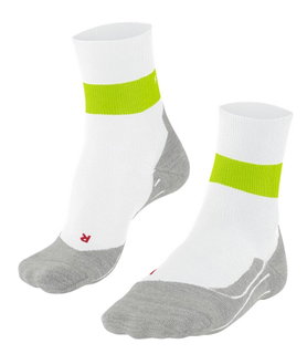 Falke Laufsocke RU Compression Stabilizing (feuchtigkeitsableitende, optimale Passform) weiss/grau Herren - 1 Paar