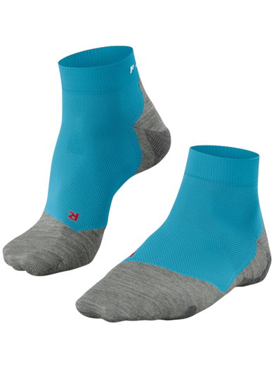 Falke Laufsocke RU5 Race Short türkis/grau Herren - 1 Paar