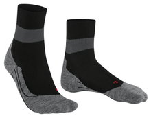 Falke Laufsocke RU Compression Stabilizing (feuchtigkeitsableitende, optimale Passform) schwarz/grau Damen - 1 Paar