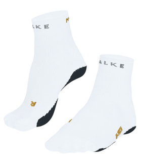 Falke Running Socks RU True Motion Short (optimal fit) white men's - 1 pair