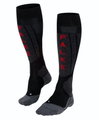 Falke Skisocke SK5 (für Wettkämpfer, ultraleichte Polsterung) schwarz/grau Damen - 1 Paar