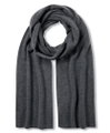 Falke Schal (Kaschmir) dunkelgrau 180cm x 50cm - 1 Stück