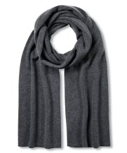 Falke Schal (Kaschmir) dunkelgrau 180cm x 50cm - 1 Stück
