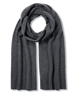 Falke Schal (Kaschmir) dunkelgrau 180cm x 50cm - 1 Stück