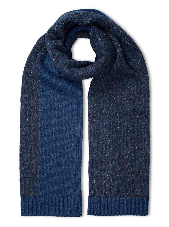 Falke scarf (high-quality wool blend) space blue 170cm x 35cm - 1 piece