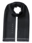 Falke scarf (100% virgin wool) black 184cm x 35cm - 1 piece