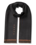 Falke scarf (100% virgin wool) brown 184cm x 35cm - 1 piece