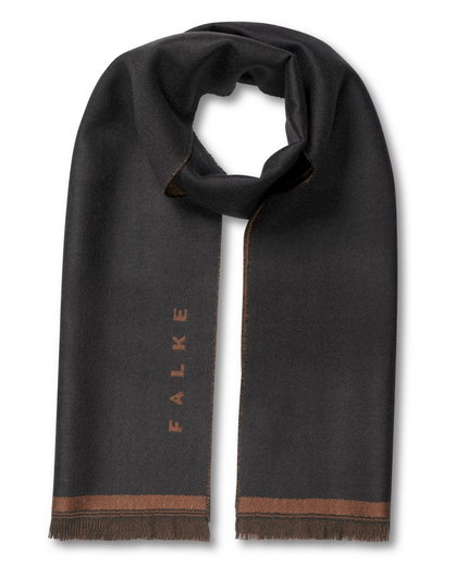 Falke Schal (100% Schurwolle) braun 184cm x 35cm - 1 Stück