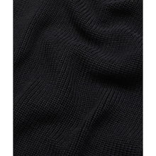 Falcon szalik (wełna czesankowa) czarny 200cm x 30cm - 1 sztuka