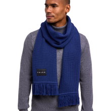 Falke Schal (Schurwolle) blau 200cm x 30cm - 1 Stück