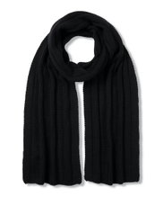 Falke Winter Scarf (Cashmere) black 180cm x 25cm - 1 piece
