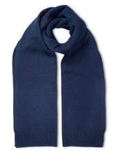 Falke scarf (100% virgin wool) dark blue 170cm x 35cm - 1 piece
