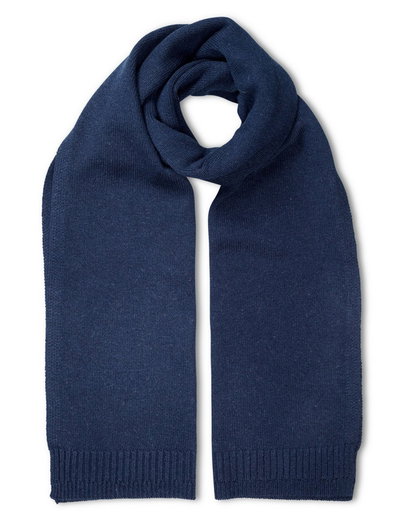 Falke Schal (100% Schurwolle) dunkelblau 170cm x 35cm - 1 Stück