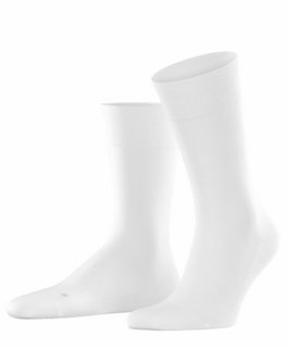 Falke Tagessocke Crew Sensitive Intercontinental (druckfreier Komfortbund) weiss Herren - 1 Paar