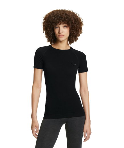 Falke Funktions-Shirt Wool-Tech Light (komfortable Passform) Kurzarm schwarz Damen
