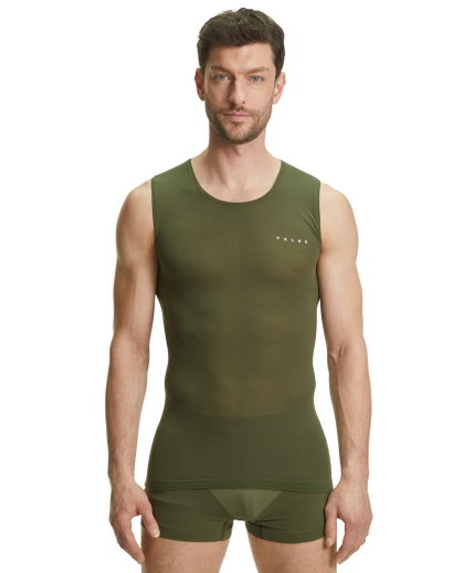 Falke Funktionsunterwäsche Singlet Ultralight Cool (Enge Passform und maximale Bewegungsfreiheit) herbgrün Herren