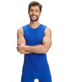 Falke Funktionsunterwäsche Warm Singlet (perfekte Feuchtigkeits- und Temperaturregulierung) blau Herren