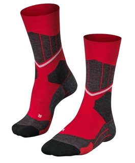 Falke Skisocke SC1 (ultraleichte Polsterung) rot/dunkelgrau Damen - 1 Paar