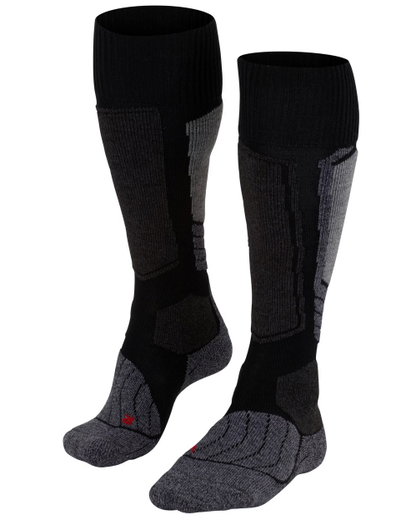 Falke Skisocke SK1 (Kniestrümpfe für Gelegenheitsskifahrer) schwarz Damen - 1 Paar