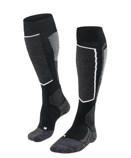 Falke Skisocke SK2 Intermediate Vegan Skiing Kniestrümpfe (optimale Passform) schwarz Damen - 1 Paar