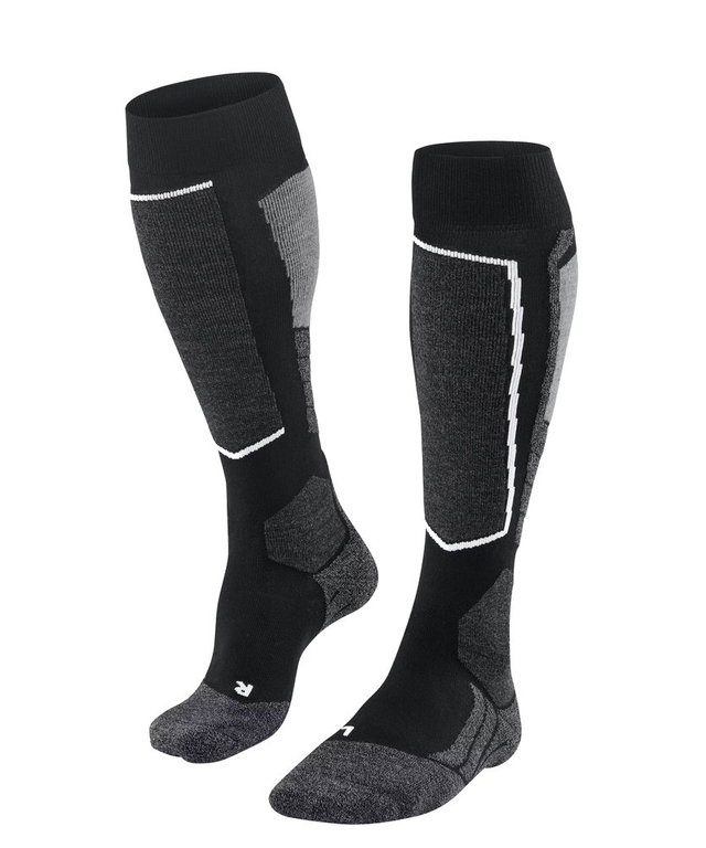 Falke Ski Sock SK2 Intermediate Vegan Skiing Knee Socks (optimal fit) black Women - 1 Pair