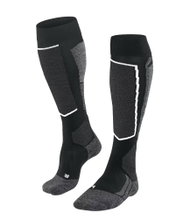 Falke Skisocke SK2 Intermediate Vegan Skiing Kniestrümpfe (optimale Passform) schwarz Herren - 1 Paar