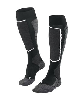 Falke Skisocke SK2 Intermediate Vegan Skiing Kniestrümpfe (optimale Passform) schwarz Herren - 1 Paar