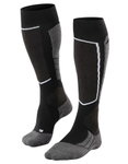 Falke Skisocke SK2 Intermediate Wool (mittelstarke Polsterung) schwarz/grau Herren - 1 Paar