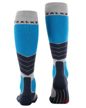 Falke Skisocke SK2 Intermediate Wool (mittelstarke Polsterung) grau/blau Herren - 1 Paar