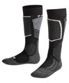 Falke Skisocke SK2 Intermediate Skiing Kniestrümpfe schwarz/grau/weiss Kinder - 1 Paar