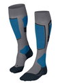 Falke Skisocke SK4 Advanced (optimale Passform) grau/blau Herren - 1 Paar