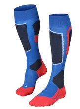 Skarpety narciarskie Falke SK4 Advanced (optymalne dopasowanie) olimpijski niebieski/czerwony Męskie - 1 para