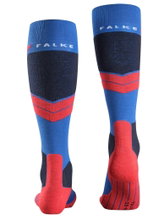 Skarpety narciarskie Falke SK4 Advanced (optymalne dopasowanie) olimpijski niebieski/czerwony Męskie - 1 para