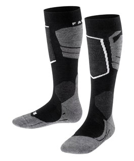 Falke Skisocke SK4 Advanced Skiing Kniestrümpfe schwarz Kinder - 1 Paar