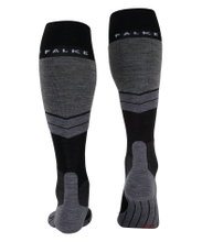 Falke Ski Sock SK4 (for sporty female skiers) black/gray Women - 1 Pair