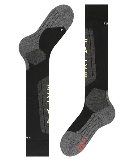 Skarpety narciarskie Falke SK5 Expert (podkolanówki, ultralekkie wyściełanie) czarne męskie - 1 para